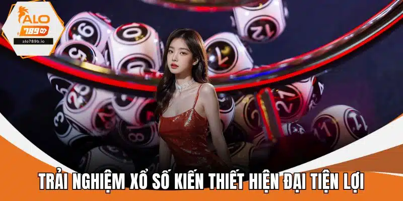 Trải nghiệm xổ số kiến thiết hiện đại tiện lợi